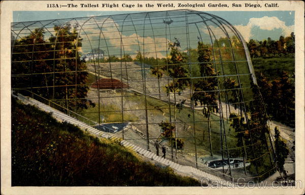 The Tallest Flight Cage in the World, Zoological Garden San Diego California