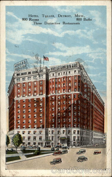 Hotel Tuller Detroit Michigan