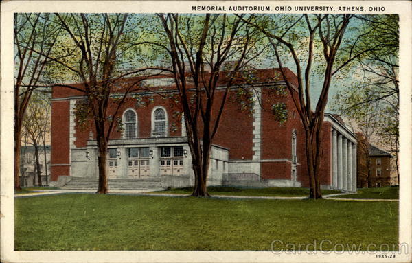 Memorial Auditorium, Ohio University, Athens, Ohio