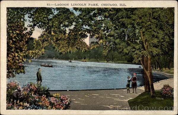 Lagoon Lincoln Park. Chicago, Ill Illinois