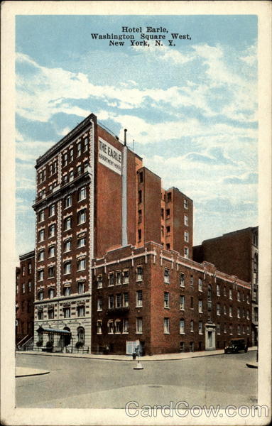 Hotel Earle, Washington Square West, New York, N.Y