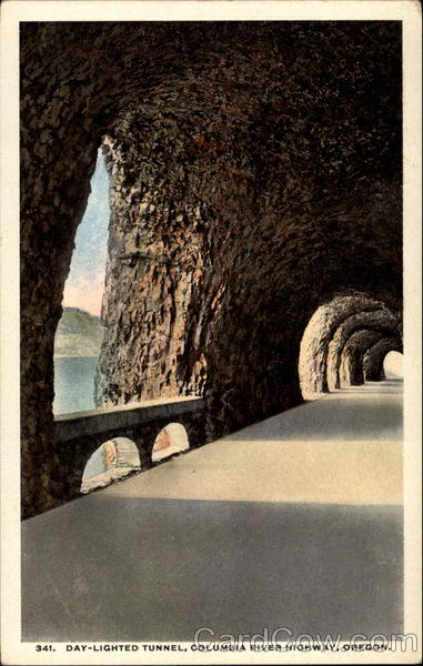 Day Lighted Tunnel, Columbia River Highway, Oregon