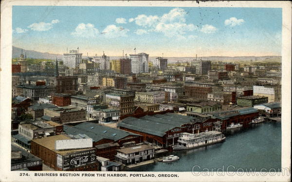 Business Section From The Harbor Portland Oregon