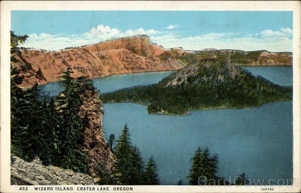 Wizard Island Crater Lake National Park Oregon