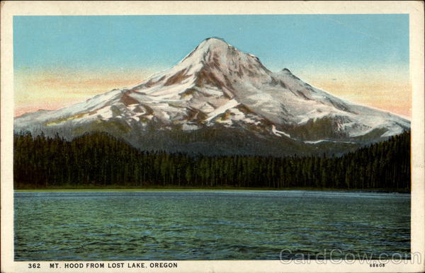 Mt. Hood from Lost Lake, Oregon Portland