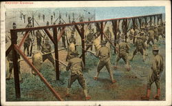 Bayonet Exercise Postcard