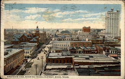 Bird's Eye View, showing Franklin Street Postcard