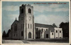 St. James Chapel - Howe School Indiana Postcard Postcard
