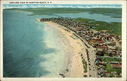 Airplane View Postcard