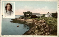 House of the Pearl, Orr's Island Portland, ME Postcard Postcard