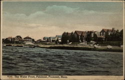 The Water Front, Patuisset Pocasset, MA Postcard Postcard