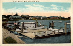 At the Boating Pier Postcard