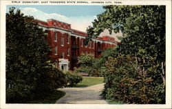 Girls' Dormitiry, East Tennessee State Normal, Johnson City, Tenn Postcard Postcard