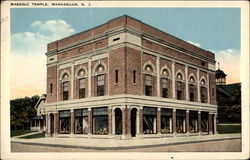Masonic Temple, Manasquan, N.J Postcard