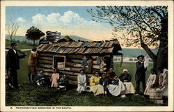 Thanksgiving morning in the South Postcard