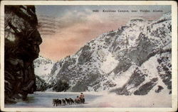 Keystone Canyon Valdez, AK Postcard Postcard