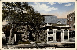 Roger Williams or Witch House, erected before 1635 Postcard