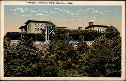 Overlook, Franklin Park, Boston, Mass Postcard