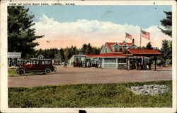View of Auto Rest Park Carmel, ME Postcard Postcard