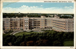 Santa Rosa Hospital San Antonio, TX Postcard Postcard