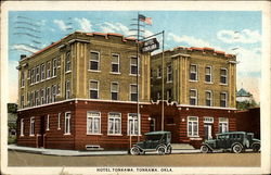 Hotel Tonkawa Oklahoma Postcard Postcard