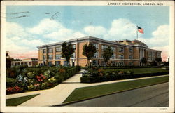 Lincoln High School, Lincoln, Neb Nebraska Postcard Postcard
