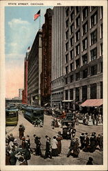 State Street, Chicago Illinois Postcard Postcard