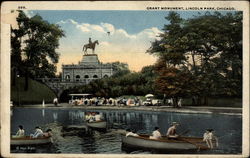 Grant Monument, Lincoln Park Chicago, IL Postcard Postcard