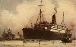 RMS Franconia-Cunard Line Postcard