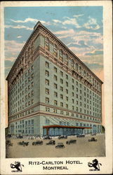 Ritz-Carlton Hotel, Montreal Postcard