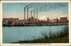 Penick & Ford Startch Works, Cedar Rapids, Iowa Postcard Postcard