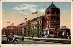 Mechanics Building Postcard
