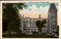 Boynton Hall, Polytechnic Institute, Worcester, Mass Postcard