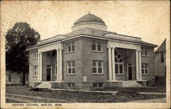 Baptist Church Shelby, MS Postcard Postcard