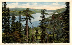 Columbia River Gorge from Chanticleer Inn, Columbia River Highway Postcard