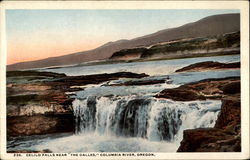 Celilo Falls near "The Dalles," Columbia River, Oregon Postcard