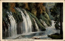 Mossbrae Falls, Shasta Springs, Shasta Route Postcard