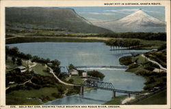 Mount Pitt in Distance, Shasta Route Postcard