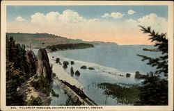 Pillars of Hercules, Columbia River Highway Postcard