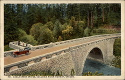Eagle Creek Bridge, Columbia River Highway Postcard