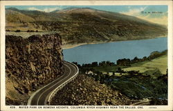 Mayer Park on Rowena Heights, Columbia River Highway The Dalles, OR Postcard Postcard