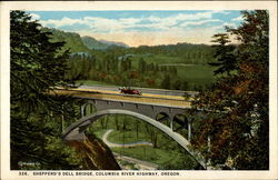 Shepperd's Dell Bridge, Columbia River Highway Postcard