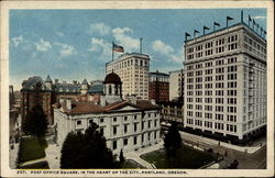 Post Office Square, in the Heart of the City, Portland, Oregon Postcard