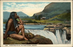 Tumwater Falls, Columbia River, Oregon Postcard