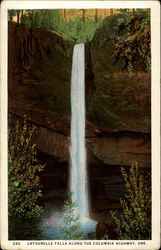 Latourelle Falls along the Columbia Highway, ORE Portland, OR Postcard Postcard