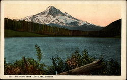 Mt. Hood from Lost Lake, Oregon Postcard