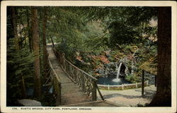 Rustic Bridge Postcard