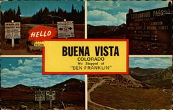 Southern Colorado Mountain passes Postcard