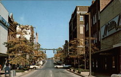 Market Street, Johnson City, Tennessee Postcard Postcard