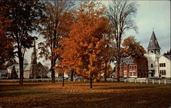 Corner of the broad Park in the Center of Town Fair Haven, VT Postcard Postcard